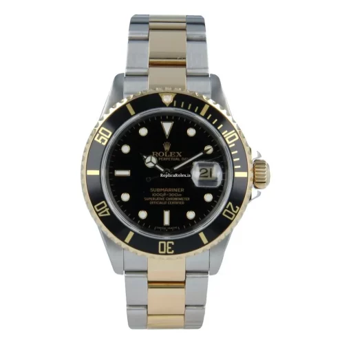 Epic Fake Rolex Submariner Date 16613ln Caliber 3135 Automatic Movement 40mm Gold/steel Case Mens/unisex Watch