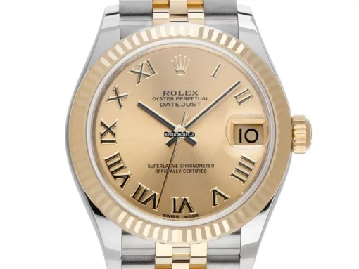 Aaa Copy Rolex Lady-datejust 178273 Caliber 2235 Automatic Movement 31mm Gold/steel Case Mens/unisex Watch