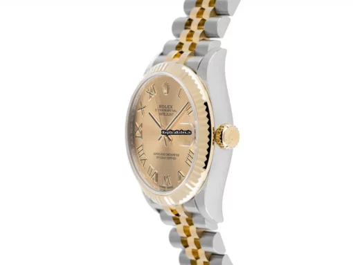 Aaa Copy Rolex Lady-datejust 178273 Caliber 2235 Automatic Movement 31mm Gold/steel Case Mens/unisex Watch - Image 2
