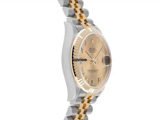 Aaa Copy Rolex Lady-datejust 178273 Caliber 2235 Automatic Movement 31mm Gold/steel Case Mens/unisex Watch - Image 3