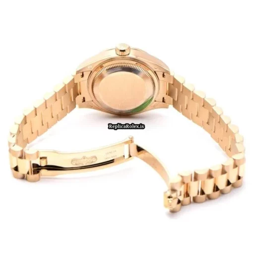 Incredible Replica Rolex Lady-datejust 279138rbr Caliber 2236 Automatic Movement 28mm Yellow Gold Case Womens Watch - Image 4