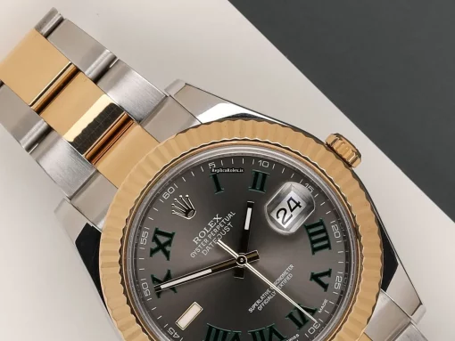 Offering Replica Rolex Datejust II 116333 Automatic Movement 41mm Gold/steel Case Watch - Image 3