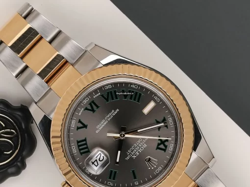Offering Replica Rolex Datejust II 116333 Automatic Movement 41mm Gold/steel Case Watch - Image 4