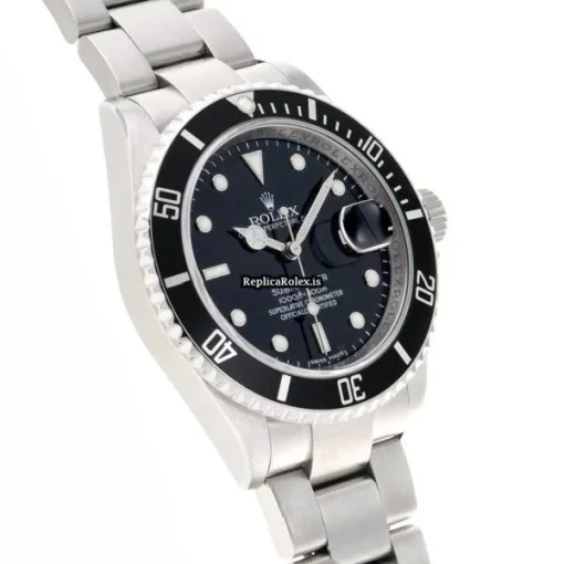 Luxury Fake Rolex Submariner Date 16610 Caliber 3135 Automatic Movement 40mm Steel Case Watch - Image 3