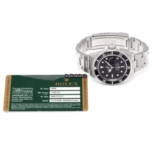 Luxury Fake Rolex Submariner Date 16610 Caliber 3135 Automatic Movement 40mm Steel Case Watch - Image 5