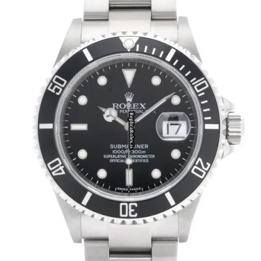 Luxury Fake Rolex Submariner Date 16610 Caliber 3135 Automatic Movement 40mm Steel Case Watch - Image 6