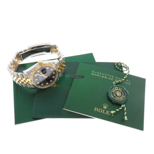 Defect Replica Rolex Datejust 126333g Caliber 3235 Automatic Movement 36mm Gold/steel Case Mens/unisex Watch - Image 11