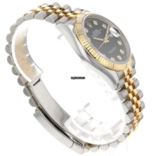 Defect Replica Rolex Datejust 126333g Caliber 3235 Automatic Movement 36mm Gold/steel Case Mens/unisex Watch - Image 4