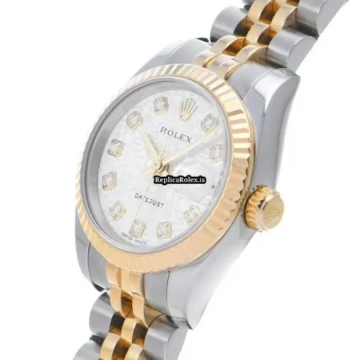 Design Knockoff Rolex Lady-datejust 179173g Automatic Movement 26mm Steel Case Womens Watch - Image 2