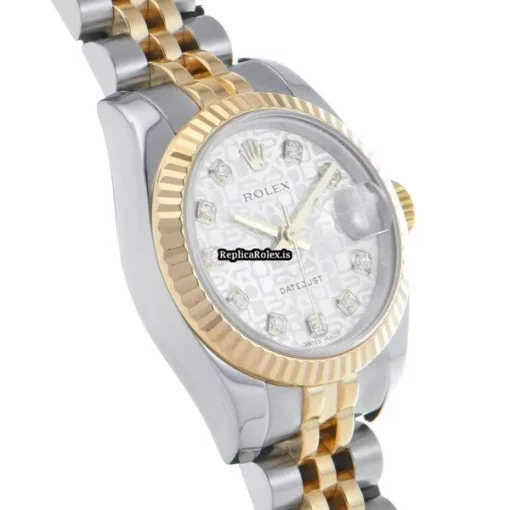 Design Knockoff Rolex Lady-datejust 179173g Automatic Movement 26mm Steel Case Womens Watch - Image 3