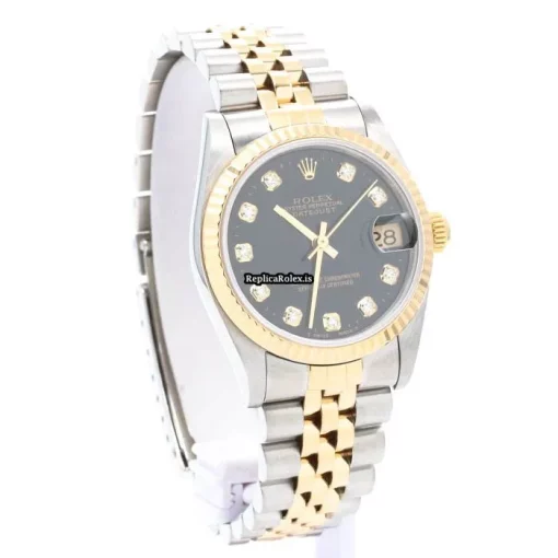 1:1 Fake Rolex Lady-datejust 68273g Automatic Movement 31mm Gold/steel Case Mens/unisex Watch - Image 8