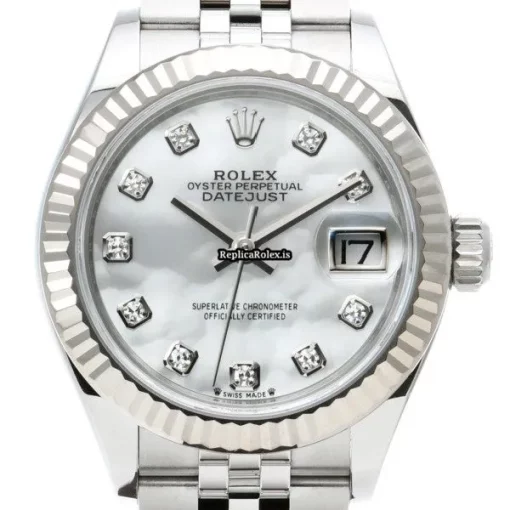 Well Made Replica Rolex Lady-datejust 279174ng Caliber 2236 Automatic Movement 28mm Steel Case Womens Watch - Image 6