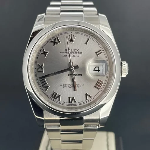 Ideal Fake Rolex Datejust 116200 Caliber 3135 Automatic Movement 36mm Steel Case Mens/unisex Watch - Image 2