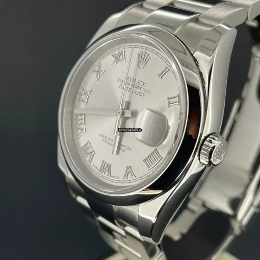 Ideal Fake Rolex Datejust 116200 Caliber 3135 Automatic Movement 36mm Steel Case Mens/unisex Watch - Image 5