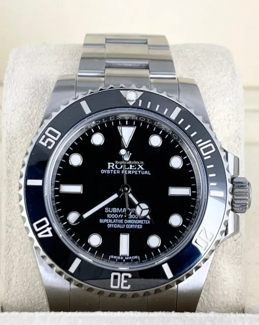Attractive Fake Rolex Submariner 114060 Caliber 3130 Automatic Movement 40mm Steel Case Mens/unisex Watch - Image 3