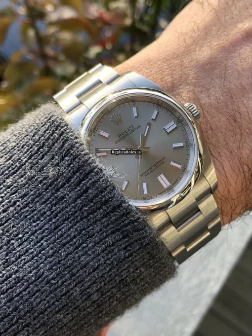 Cool Replica Rolex Oyster Perpetual 36 116000 Caliber 3130 Automatic Movement 36mm Steel Case Mens/unisex Watch - Image 11