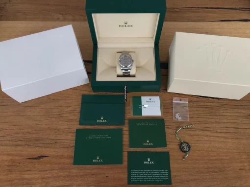 Cool Replica Rolex Oyster Perpetual 36 116000 Caliber 3130 Automatic Movement 36mm Steel Case Mens/unisex Watch - Image 12