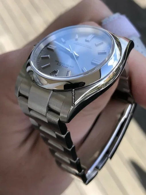 Cool Replica Rolex Oyster Perpetual 36 116000 Caliber 3130 Automatic Movement 36mm Steel Case Mens/unisex Watch - Image 6
