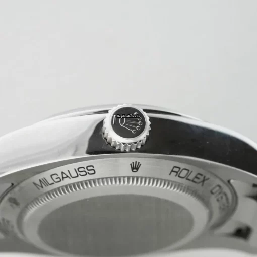 Awesome Fake Rolex Milgauss 116400 Automatic Movement 40mm Steel Case Mens/unisex Watch - Image 7
