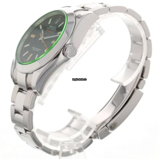 Awesome Replica Rolex Milgauss 116400gv Caliber 3131 Automatic Movement 40mm Steel Case Mens/unisex Watch - Image 2