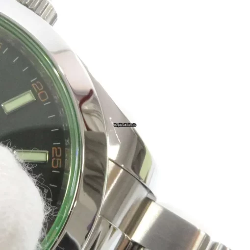 Awesome Replica Rolex Milgauss 116400gv Caliber 3131 Automatic Movement 40mm Steel Case Mens/unisex Watch - Image 7