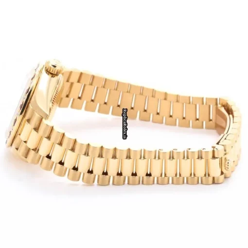 Excellent Knockoff Rolex Lady-datejust 69198zd Automatic Movement 26mm Yellow Gold Case Womens Watch - Image 4