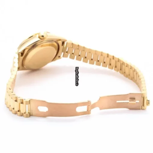 Excellent Knockoff Rolex Lady-datejust 69198zd Automatic Movement 26mm Yellow Gold Case Womens Watch - Image 6