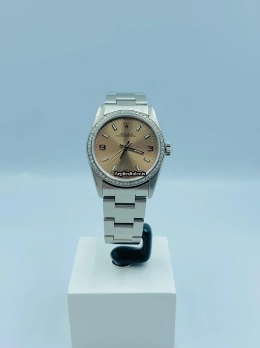 Epic Fake Rolex Oyster Perpetual 31 77080 Caliber 2230 Automatic Movement 31mm Steel Case Womens Watch