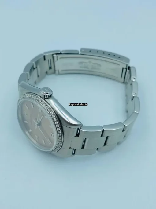 Epic Fake Rolex Oyster Perpetual 31 77080 Caliber 2230 Automatic Movement 31mm Steel Case Womens Watch - Image 3