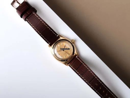 Popular Fake Rolex Bubble Back 3131 Automatic Movement 36mm Rose Gold Case Watch - Image 2