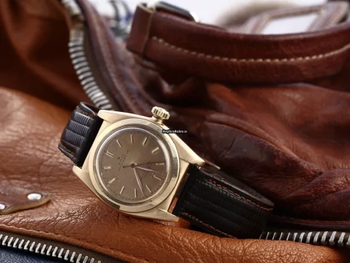 Popular Fake Rolex Bubble Back 3131 Automatic Movement 36mm Rose Gold Case Watch - Image 5