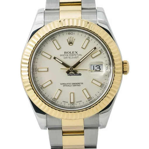 Unique Replica Rolex Datejust II 116333 Caliber 3136 Automatic Movement 41mm Gold/steel Case Mens/unisex Watch