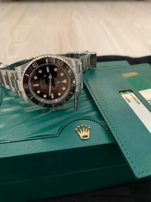 Pleasing Fake Rolex Submariner 114060 Caliber 3130 Automatic Movement 40mm Steel Case Mens/unisex Watch - Image 2