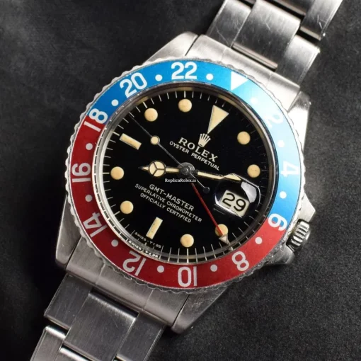 Awesome Replica Rolex Gmt-master 1675 Automatic Movement Steel Case Mens/unisex Watch