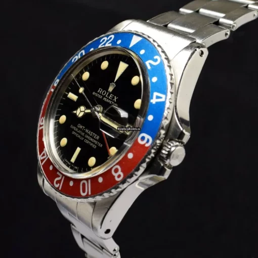 Awesome Replica Rolex Gmt-master 1675 Automatic Movement Steel Case Mens/unisex Watch - Image 3