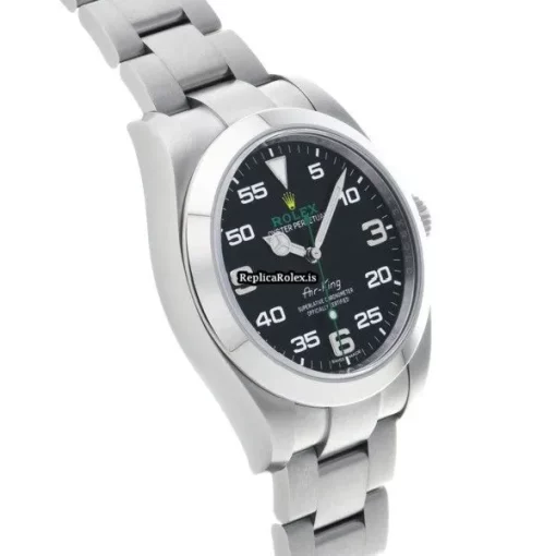 Lovely Fake Rolex Air King 116900 Caliber 3131 Automatic Movement 40mm Steel Case Watch - Image 3