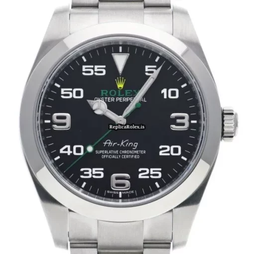 Lovely Fake Rolex Air King 116900 Caliber 3131 Automatic Movement 40mm Steel Case Watch - Image 6
