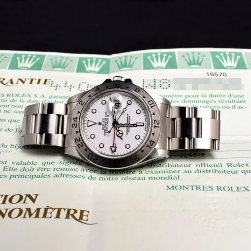Well Made Replica Rolex Explorer II 16570 Automatic Movement Steel Case Mens/unisex Watch