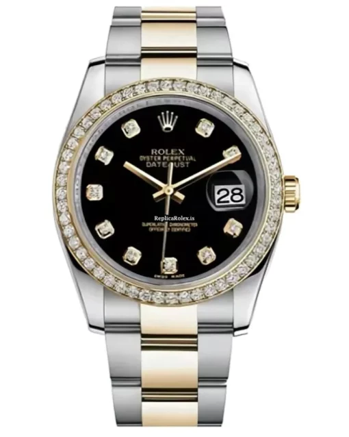 Luxury Fake Rolex Datejust 126233 Caliber 3235 Automatic Movement 36mm Gold/steel Case Mens/unisex Watch