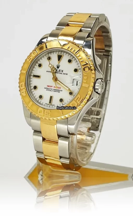 Special Replica Rolex Yacht-master 168623 Caliber 2235 Automatic Movement 35mm Gold/steel Case Mens/unisex Watch - Image 2