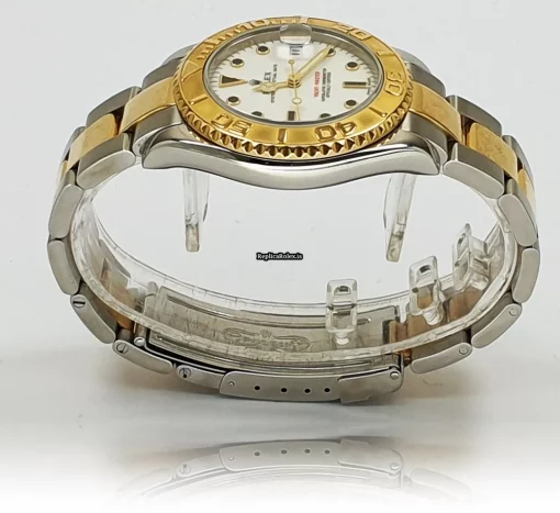 Special Replica Rolex Yacht-master 168623 Caliber 2235 Automatic Movement 35mm Gold/steel Case Mens/unisex Watch - Image 5