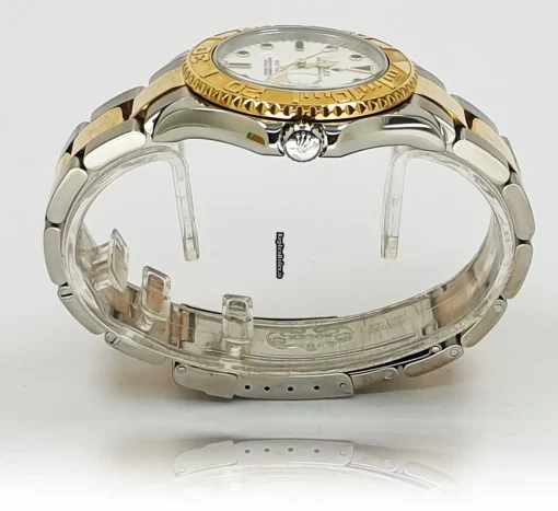 Special Replica Rolex Yacht-master 168623 Caliber 2235 Automatic Movement 35mm Gold/steel Case Mens/unisex Watch - Image 6