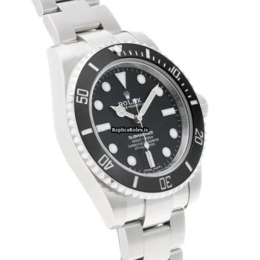 Marvellous Replica Rolex Submariner 114060 Caliber 3130 Automatic Movement 40mm Steel Case Watch - Image 3