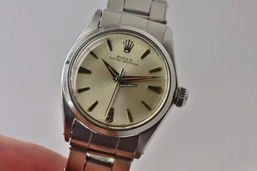 Attractive Fake Rolex Oyster Perpetual 6548 Automatic Movement 31mm Steel Case Watch - Image 10