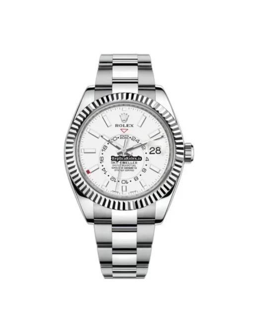 Exquisite Fake Rolex Sky-dweller 326934 Caliber 9001 Automatic Movement 42mm Steel Case Mens/unisex Watch
