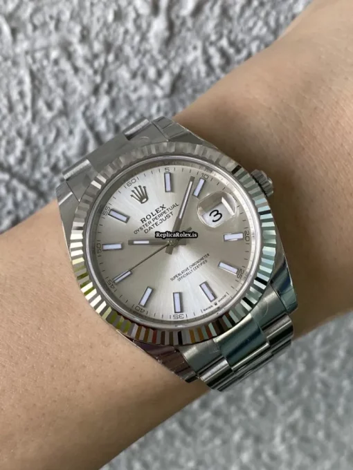 Popular Fake Rolex Datejust 126334 Caliber 3235 Automatic Movement 41mm Steel Case Mens/unisex Watch - Image 7
