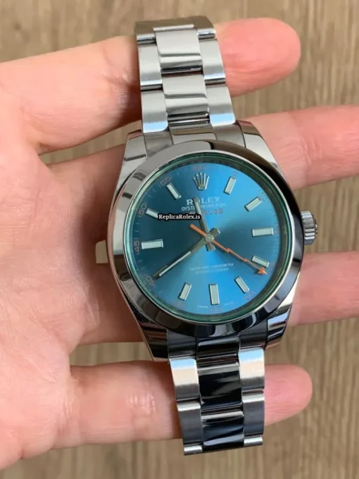 Lovely Replica Rolex Milgauss 116400gv Caliber 3131 Automatic Movement 40mm Steel Case Mens/unisex Watch - Image 12