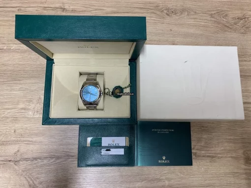 Lovely Replica Rolex Milgauss 116400gv Caliber 3131 Automatic Movement 40mm Steel Case Mens/unisex Watch - Image 2
