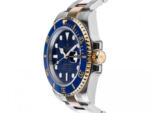 Perfect Replicas Rolex Submariner Date 116613lb Caliber 3135 Automatic Movement 40mm Gold/steel Case Mens/unisex Watch - Image 2