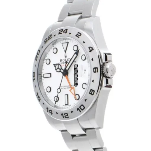 Suitable Replica Rolex Explorer II 216570 Caliber 3187 Automatic Movement 42mm Steel Case Watch - Image 2